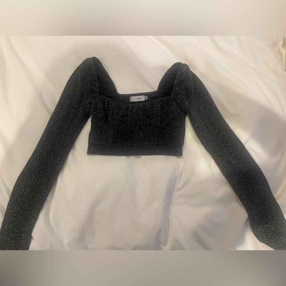 Adika Crop Long Sleeve Top